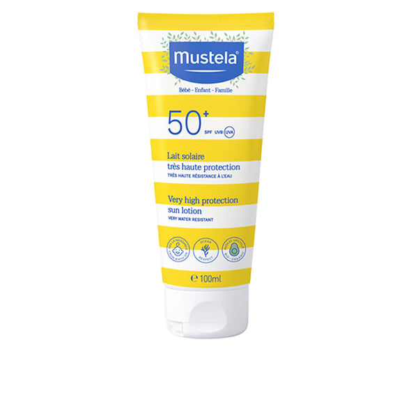 Mustela Baby-child sun erittäin korkea suoja aurinkomaito spf50+ 100 ml | Vuodevaatteet.fi