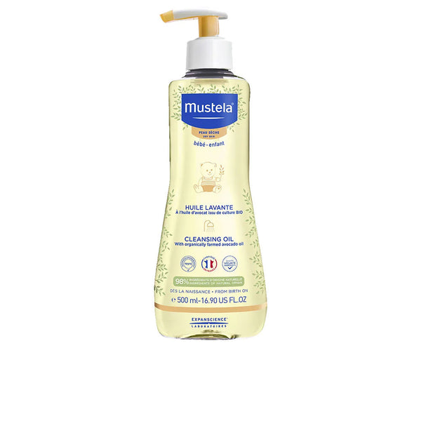 Mustela Bébé-Niño Cleansing Oil For Dry Skin 500 Ml | Vuodevaatteet.fi