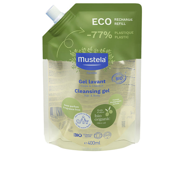 Mustela Bio Gel Shampoo Refill 400 Ml | Vuodevaatteet.fi