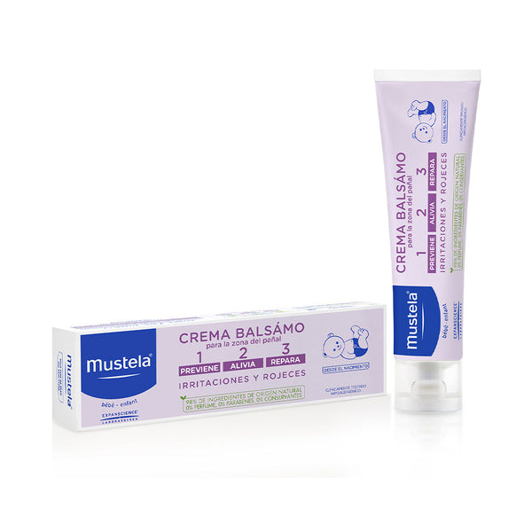 Mustela Lapsi-vauva balsamivoide 1-2-3 50 ml | Vuodevaatteet.fi