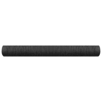 Näkösuoja antrasiitti 1,2x25 m HDPE 75 g/m²