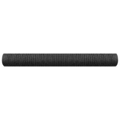 Näkösuoja antrasiitti 1,2x50 m HDPE 75 g/m²