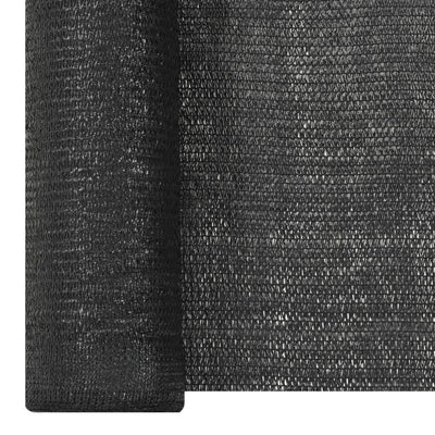 Näkösuoja musta 1x10 m HDPE 195 g/m²