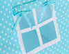 Leikkiteltta + Pehmuste - White Dots On Turquoise