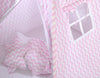 Leikkiteltta + Pehmuste - Chevron Pink