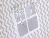 Leikkiteltta + Pehmuste - Chevron Grey