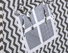 Leikkiteltta + Pehmuste - Chevron Black
