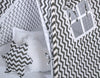 Leikkiteltta + Pehmuste - Chevron Black