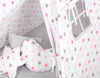 Leikkiteltta + Pehmuste - Pink Stars/Grey