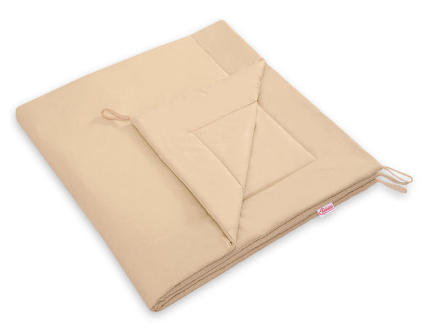 Baby Products - Lasten tiipii-teltta + leikkimatto + tyynyt + koristehöyhenet - beige