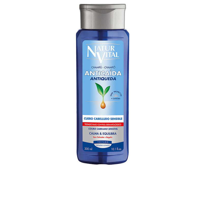 Natur Vital Anti-falling shampoo herkälle päänahalle 300 ml | Vuodevaatteet.fi