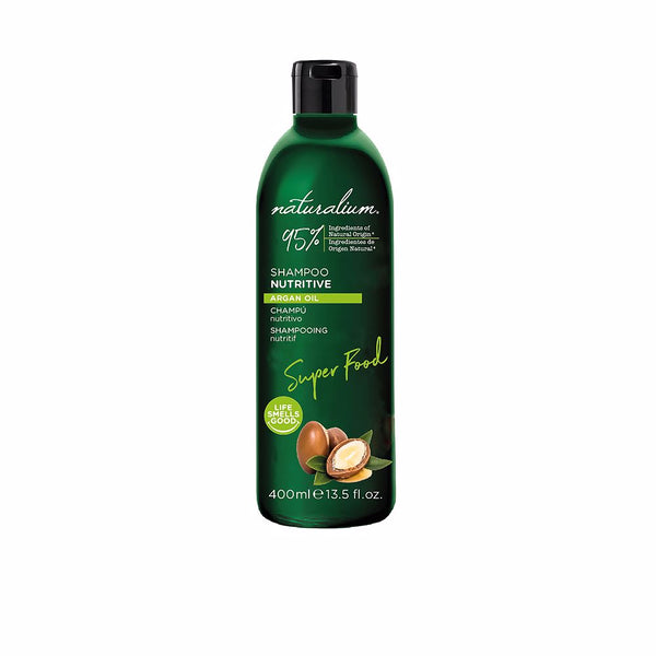 Naturalium Super food arganöljyä sisältävä ravitseva shampoo 400 ml | Vuodevaatteet.fi