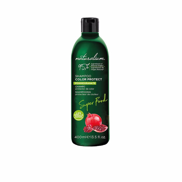 Naturalium Super food granaattiomenan väriä suojaava shampoo 400 ml | Vuodevaatteet.fi
