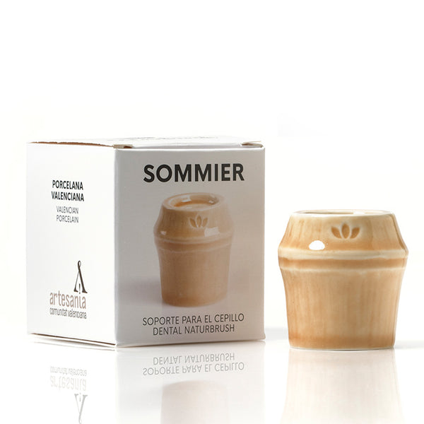 Naturbrush Sommier hammasharjan teline #natural 1 kpl | Vuodevaatteet.fi