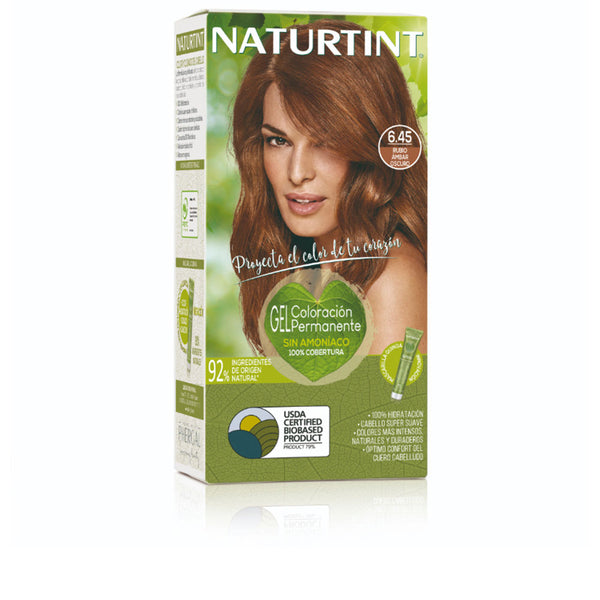 Naturtint Ammonia-Free Dye #6.45-Dark Amber Blonde 170 Ml | Vuodevaatteet.fi
