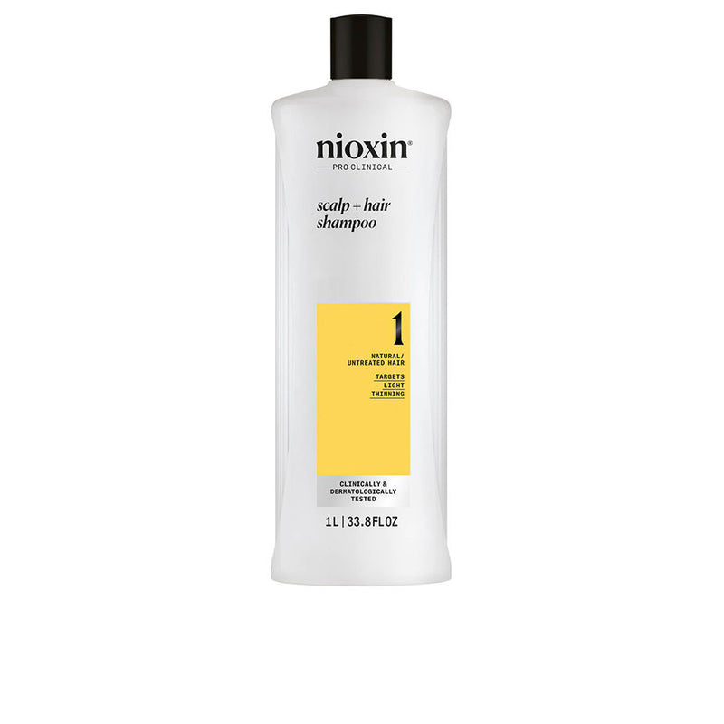 Nioxin System 1 - Shampoo - Natural Hair With Mild Weakening 1000 Ml | Vuodevaatteet.fi
