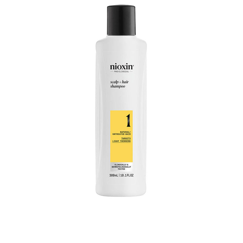 Nioxin System 1 - Shampoo - Natural Hair With Mild Weakening 300 Ml | Vuodevaatteet.fi