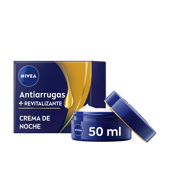 Nivea Anti-wrinkle 55+ elvyttävä yövoide 50 ml | Vuodevaatteet.fi