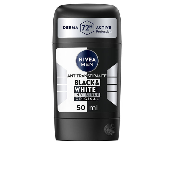Nivea Men Black & White Invisible Original Deodorant Stick 50 Ml | Vuodevaatteet.fi