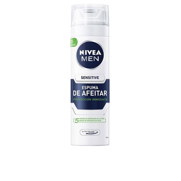 Nivea Men sensitive partavaahto 200 ml | Vuodevaatteet.fi