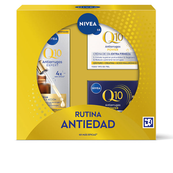 Nivea Q10 Anti-Aging Routine Case 3 Pcs | Vuodevaatteet.fi