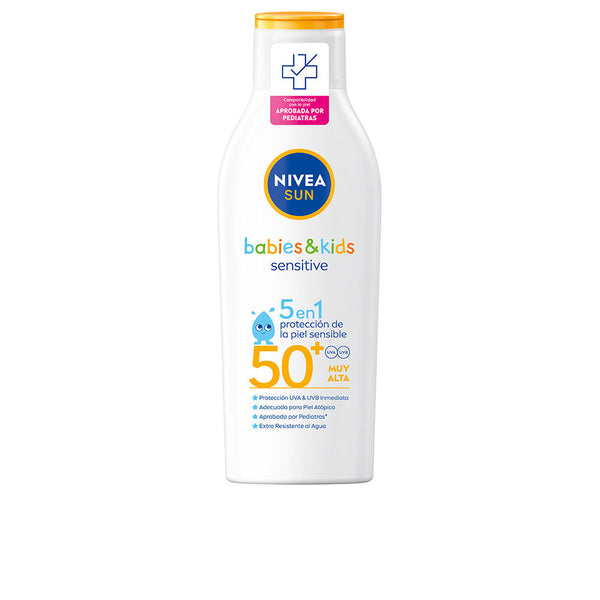 Nivea Sun Babies&Kids Sun Milk 200 Ml | Vuodevaatteet.fi