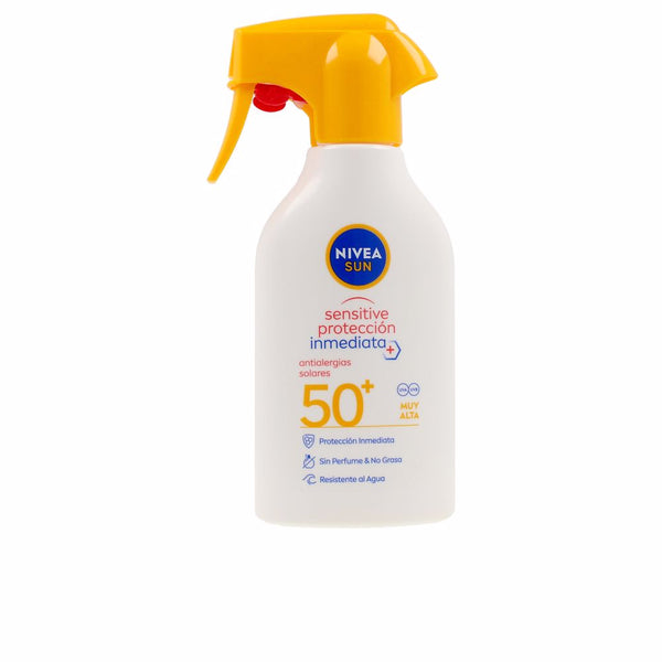 Nivea Sun sensitive&protection spf50+ suihke 270 ml | Vuodevaatteet.fi