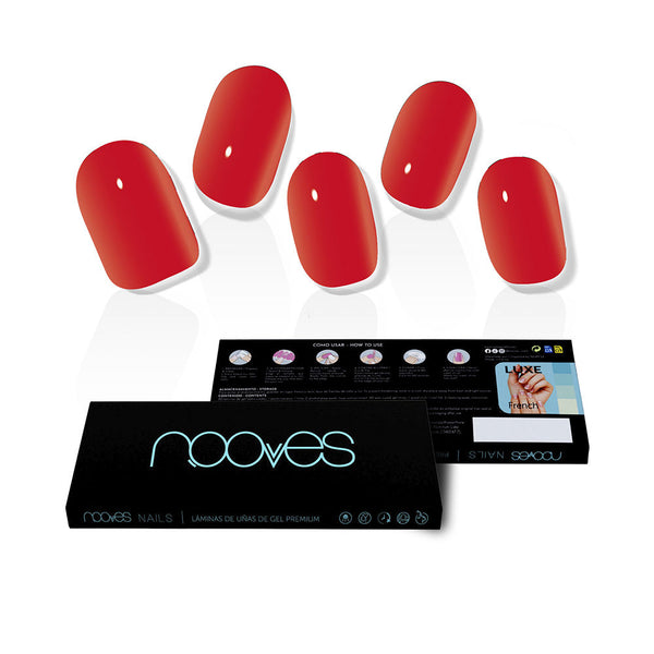 Nooves Gel Nail Film Crimson Red Premium Luxe Solid #Red 20 U | Vuodevaatteet.fi