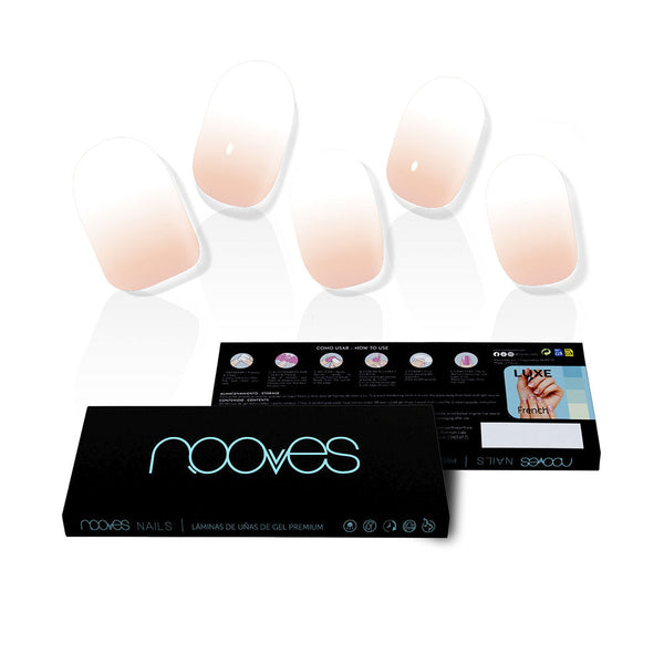 Nooves Gel Nail Film Nude Baby Boomer Premium Luxe #Gradient 20 U | Vuodevaatteet.fi