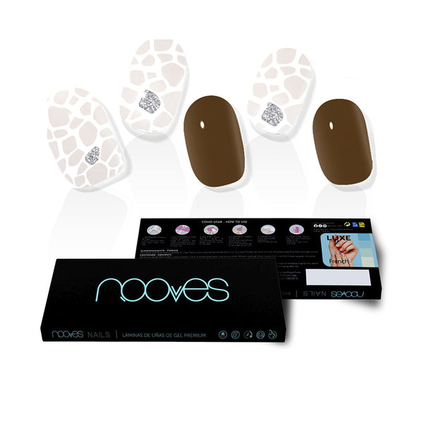 Nooves Gel Nails Suzanne Premium Glam #Glitter 20 U | Vuodevaatteet.fi