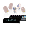 Nooves Nail Gel Films Elegant Floral Premium Luxe #Metallic 20 U | Vuodevaatteet.fi