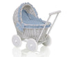 Nukkevaunu - Grey With Pastel Blue