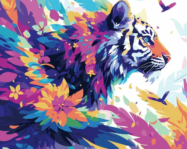 Radiant Tiger 40x50cm - Paint By Numbers