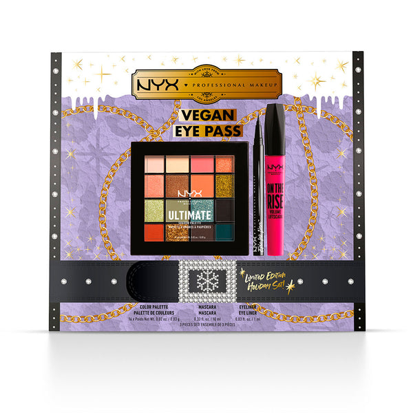 Nyx Professional Make Up Vegan eye pass limited edition setti 3 kpl | Vuodevaatteet.fi