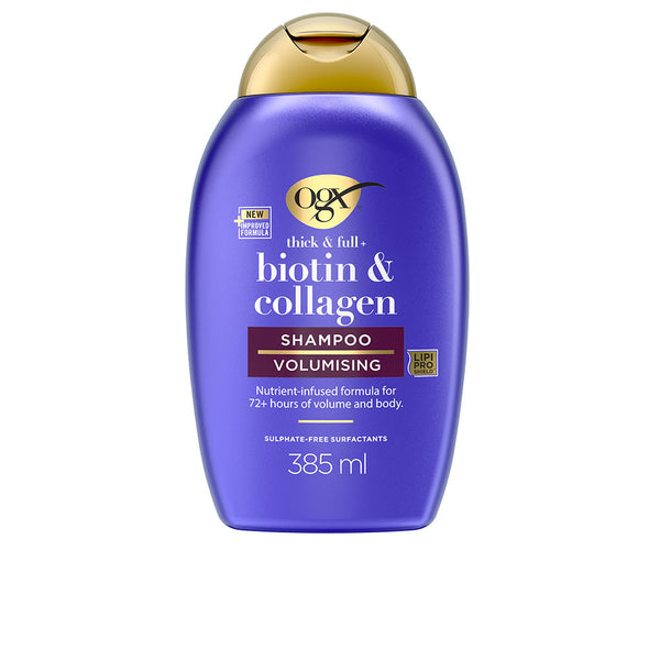 Ogx shampoo ilman sulfaatteja biotiini ja kollageeni ohuille hiuksille | Vuodevaatteet.fi