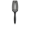 Olivia Garden Fingerbrush Boar & Nylon Full Black #M 1 U | Vuodevaatteet.fi