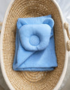 My Sweet Baby - Teddy Muslin peitto ja tyyny - 2 osan setti - sininen