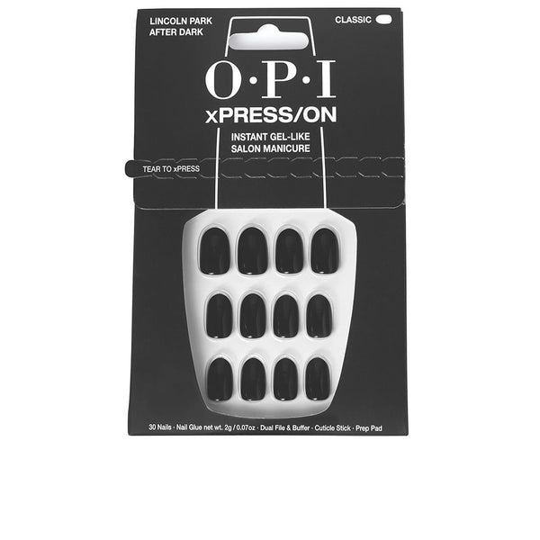 Opi Xpress/On Artificial Nails Iconic Shades #Lincoln Park After Dark 30 U | Vuodevaatteet.fi