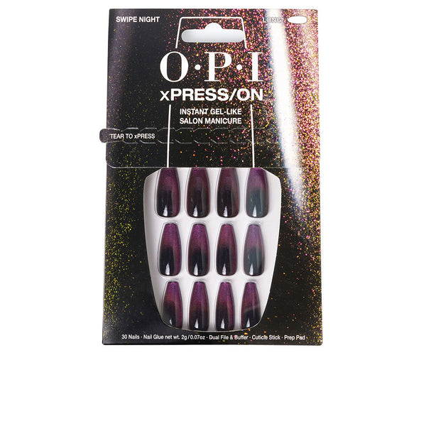 Opi Xpress/On Artificial Nails Nail Art #Swipe Night 30 U | Vuodevaatteet.fi