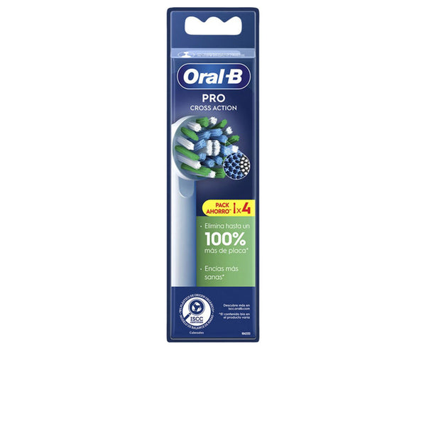 Oral-B Cross Action Heads #White 4 U | Vuodevaatteet.fi