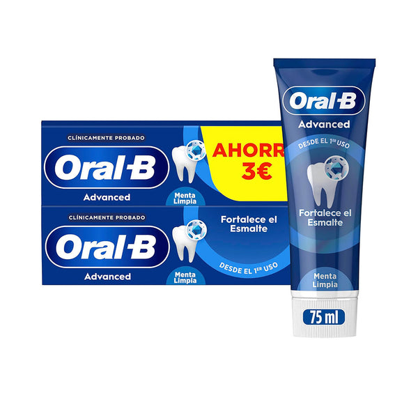 Oral-B Strengthens Enamel Toothpaste 2 X 75 Ml | Vuodevaatteet.fi