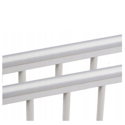 Pinnasänky 120X60cm - Wooden Baby Cot 120X60cm Lorenzo Iii White/Grey