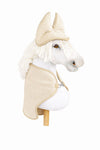 Super Hobby Horse - Hobby Horse A4 ja A5 fleeceviltin ja korvalappujen setti - kermanvärinen