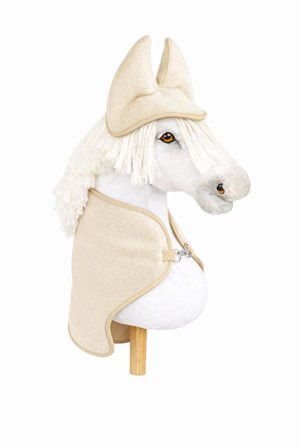 Super Hobby Horse - Hobby Horse A4 ja A5 fleeceviltin ja korvalappujen setti - kermanvärinen