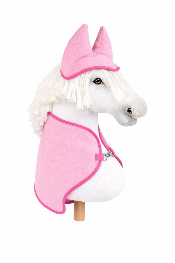 Super Hobby Horse - Hobby Horse A4 ja A5 fleeceviltin ja korvalaput - vaaleanpunainen