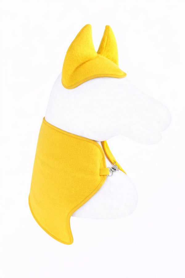 Super Hobby Horse - Hobby Horse A4 ja A5 -setti: fleecehuopa ja korvalaput, keltainen