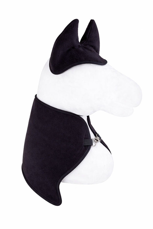 Super Hobby Horse - Hobby Horse A4 ja A5 setti: fleecehuopa + korvaläpät - musta