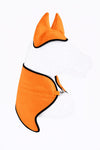 Super Hobby Horse - Hobby Horse A3 setti: fleecepeitto + korvahuppu - neonoranssi