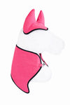 Super Hobby Horse - Hobby Horse A3 fleeceviltillä ja korvalapuilla - neonpinkki