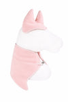 Super Hobby Horse - Hobby Horse A3 -setti: fleecehuopa ja korvalaput - puuterinvaaleanpunainen